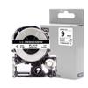 10 Pack 9mm Label Tape ST9KW Black On Clear Compatible with LabelWorks LK LW-300 LW-400 SR530C Standard Label Maker Ribbon view 2