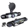 Full View Car Dashcam System Wireless, 360 View 4 Channel Dash Cam Front and Rear Left Right Inside Camera, 1080p Side Car Camera with Parking Mode, Night Vision, G-Sensor, Loop Recording (64G) view 1