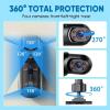 Full View Car Dashcam System Wireless, 360 View 4 Channel Dash Cam Front and Rear Left Right Inside Camera, 1080p Side Car Camera with Parking Mode, Night Vision, G-Sensor, Loop Recording (64G) view 4