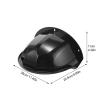 Uonlytech Outdoor Security Camera Cover Plastic Housing Protector, Weatherproof Rain Shield for Gate and, Black Thickened Plastic Shell for Outdoor Use view 2