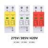 1PCS AC SPD 2P 275V 385V 420V 20KA 40KA 60KA House Lightning Surge Protector Protection Protective Low-Voltage Arrester Device(275V,10-20KA) view 3