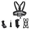 Chest Strap Harness, Compatible for Insta360, Compatible for GoPro, Phone Clip Mount for Action Camera(Riding 5-Piece Set) view 1