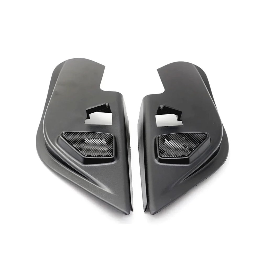HDKENF Car Front Door Trumpet Tweeter Speaker Cover 2PCS Car Tweeter Refitting Audio Door Angle Gum Speaker Cover Boxes Mounts/Fit for Nissan Qashqai 2007-2015