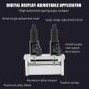 Wlikoci Digital Display Film Applicator, 100/150/200/300mm Wet Film Preparation Device with Micrometer, 1-6000m Adjustable, Graduation Value 1m for Experimental (width200mm) view 3