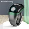Adjustable Smart Finger Counter Clicker Ring (18/20/22mm), Muslim Digital Alarm Clock Ring, Digital Electronic Counting SmartRing Counter with OLED Display & USB-c Rechargeable (Gray) view 4