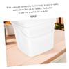Small Plastic Bucket 2l PP with Handle, White, Halloween Season view 3