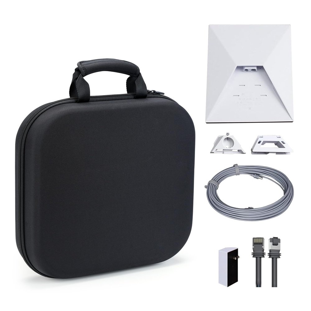 Starlink Mini Carry Case - Protective Waterproof Storage Bag Pouch for SpaceX Starlink Mini Dish, Travel-Friendly Design with Handle, Perfect for RV, Van, Camping & Outdoor Use