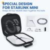 Starlink Mini Carry Case - Protective Waterproof Storage Bag Pouch for SpaceX Starlink Mini Dish, Travel-Friendly Design with Handle, Perfect for RV, Van, Camping & Outdoor Use view 2