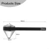 Aluminum Speaker Spike Shock Absorber,Screw Mount For Subwoofer, Speaker,For-Amplifier - 3-Hole Stable Floor Stand Bracket - Black + Silver (1PC) view 4