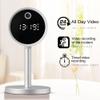 Smart Clock Camera, 3MP Indoor Baby Monitor Pet Camera, Smart Motion Tracking, Panoramic IR Night Vision, 2.4G/5G WiFi, Two Way Audio Video Speaker Security Camera view 2