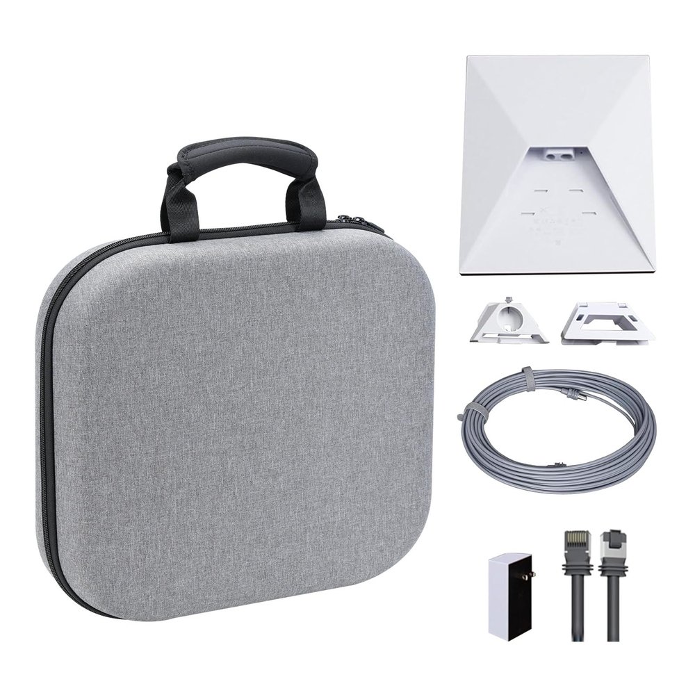 Starlink Mini Carry Case - Protective Waterproof Storage Bag Pouch for SpaceX Starlink Mini Dish, Travel-Friendly Design with Handle, Perfect for RV, Van, Camping & Outdoor Use