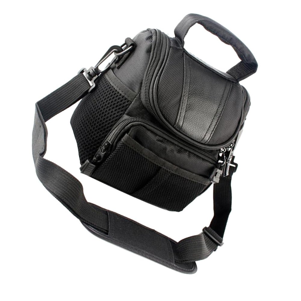 SHOWERORO Portable Camera Shoulder Bag Pouch for DSLR Crossbody Messenger Bag Outdoor Travel Black