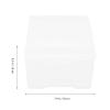 CIYODO 5X7 Inch Photo Storage Box, Portable Photograph Organizing Case for Home and Travel, Practical Photo Classified Organizer for Prints and Postcards view 2