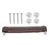 Didiseaon Leather Speaker Handle with Screws for Outdoor Subwoofer Pull Handle European Style Coffee Color for Audio Equipment view 1