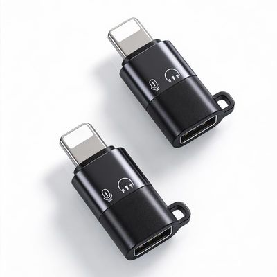 CharLok Type C Adapter for Lightning Port Devices for DJI Mic 3, Fast Charging, for iPhone 8-14,Smartphone/PC/Mac ConnectorWireless Microphone Receiver Audio Accessories (2 Pack)