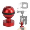 GLOGLOW Other Sports Camera Accessories Aluminium Alloy, Lightweight and Compact, Stable Underwater Camera Support for Diving and Swimming Diving Light Ball Head, Nan (Red) view 4