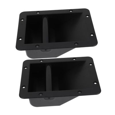 BRIGHTFUFU 2Pcs Plastic Speaker Cabinet Handles Side Grip Recessed Loudspeaker Pull Handles for Portable Pa Stage Audio Accessories