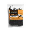 4-Inch Cable Ties, Pack of 200  Strong & Secure Nylon Zip Ties for Home, Office & Cable Management view 1