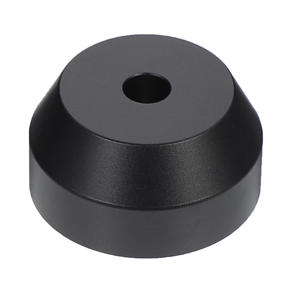 Alipis 7 Inch 45 Per Minute Vinyl Record Adapter for Turntable Players, Black Aluminum Dome Cartridge for 7 Inch Singles, Compatible with Vinyl Record Turntables