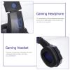 Holibanna Gaming Headset with Microphone for PC and Laptop, Wired Stereo Gaming Headphones with LED Light, Noise Canceling Mic, Rotatable Design, Over-Ear Earphones for Gamers and Streamers view 4