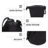 BRIGHTFUFU 4Pcs Camera Lens Storage Pouch Set for DSLR Cameras Elastic Protective Lens Bag with Waterproof Material for Photographers view 4