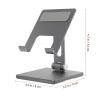 KOMBIUDA Adjustable Foldable Tablet Stand for Desk Universal Solid Tablet Holder Compatible with Ipad and Multi-Angle Rotating Desktop Bracket for Home and Office Use Space Gray Medium Size view 2