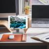 KOMBIUDA Adjustable Foldable Tablet Stand for Desk Universal Solid Tablet Holder Compatible with Ipad and Multi-Angle Rotating Desktop Bracket for Home and Office Use Space Gray Medium Size view 4