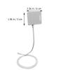 Alipis Rechargeable Adjustable Neck Reading Lamp with 3-Color Eye Protection Light Portable Multi-Functional Book Reading Lamp for Bedside and Night Use White view 2