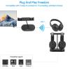 XUMIUZIY Dual Wireless Headphones for TV Watching with Transmitter & Charging Stand, Bluetooth 5.4 Over Ear TV Headphones, No Audio Delay, Clear Voice & Loud Volume for Seniors view 3