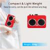 ciciglow Protable Cassette Player, Cassette to MP3 Converter with Dual Speaker, Earphone Jack, USB2.0 Port, Stereo Audio Tape to Digital Converter (Red) view 4