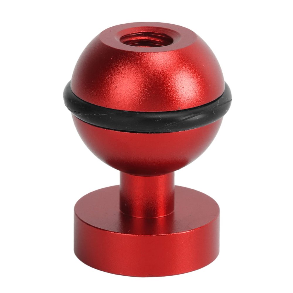 Rengue Diving Light Ball Head, Lightweight and Compact, Stable Underwater Camera Support for Diving and Swimming Light Ball Head, Aluminium Alloy, Nan Digital Cameras and (Red)