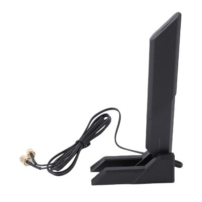 Irfora 12dBi High Gain Magnetic SMA WiFi Extension Antenna with 2.4G 5.8G 6G Band for Routers, Wireless Network Cards, Wireless APs