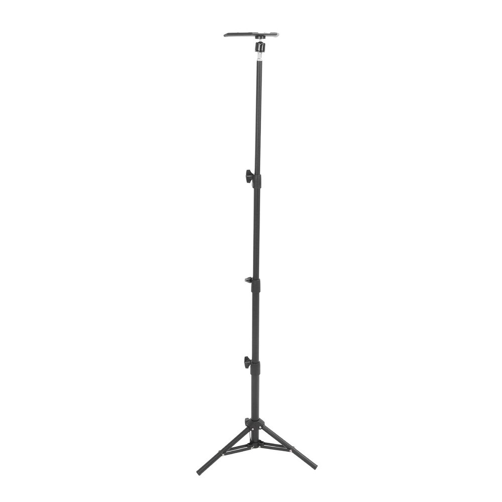 Luocute Rectangular Satellite Tripod, Height Adjustable Aluminum Alloy Stand with Non Slip Feet, for Mini RV Travel Camping Outdoor with Pipe Adapter