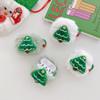 HJXFlying for Airpods Pro 2 Case Plush Cute Kawaii Funny Soft Fluffy Furry Design for Women Girls Kids Winter Warm Full Drop Protection Shockproof Cover with Keychain - Christmas Tree02 view 2