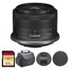 Canon RF-S 10-18mm f/4.5-6.3 is STM Lens | Ultra-Wide APS-C Zoom with Image Stabilization, Smooth STM AF & Compact Design | Great for Vlogging, Travel & Landscape Photos (6262C002) + 64GB Card + Bag view 1