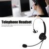 KAIXINM H360 - USB - 3 Telephone Headset, Single Ear Headset with USB Plug, Adjustable Volume and Mute Function, Noise Cancelling Microphone for Call Center, Office, Customer Service view 4