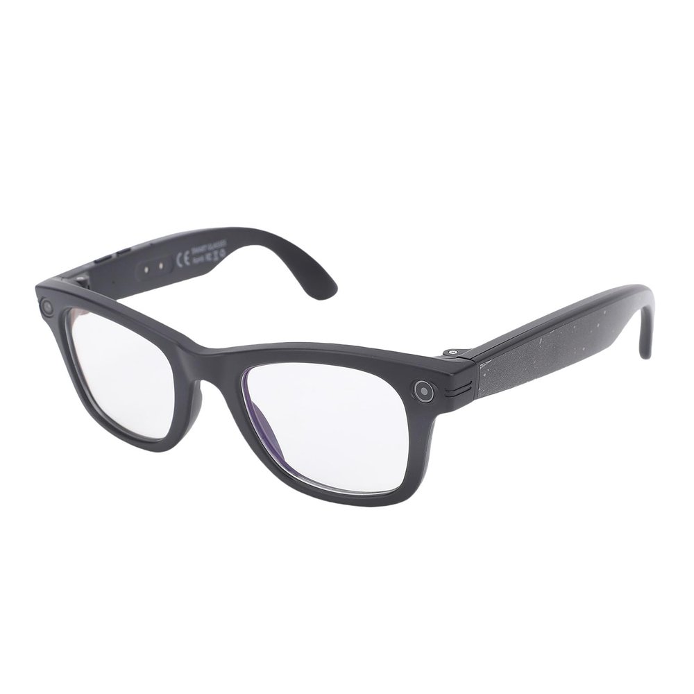 ASHATA AI Smart Glasses, Bluetooth 5.3 with WiFi Fast Transfer and Real Time Translation, for Translate ChatGPT4.0 Deepseek AI Services