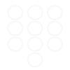 YINETTECH 10pcs Dat Machine Loading Belt V00013500A 10x12x1mm Compatible with Tascam DA-30 MkII DA-40 view 1