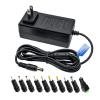 12V 5A Power Supply Adapter DC 12V Power Cord AC 100-240V 50/60Hz to DC 12 Volt 5 Amp 60W Universal Conversion Transformer with 10 Tips for LED Light Strips, Surveillance Cameras, Speakers view 1