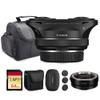 Canon RF-S 3.9mm f/3.5 STM Dual Fisheye Lens | Compact APS-C VR Lens with Dual Optics, Smooth STM AF & Lightweight Design | for VR, Immersive Video & 3D Content (6578C002) + Adapter EF-EOS R + More view 1