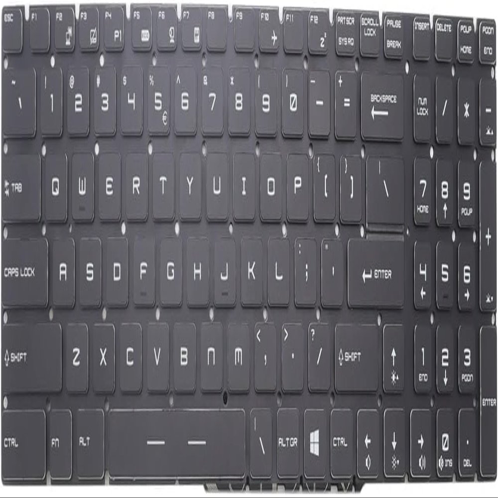 100% New New Replacement Keyboard for MSI GE63 GE73 GS63 GS73 Raider 8RD 8RE 8RF 8SG 8SF 8SE 9SG GE63VR 7RE 7RF GE73VR 7RE 7RF Raider GE73VR GT63 GX63VR Per-Key RGB Backlit US