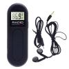 Dpofirs Portable FM Radio with LCD Display | Compact & Lightweight, DSP Chip for Clear Reception, 3.5mm Headphone Jack, 30 Station Memory, Easy to Use for Seniors (Black) view 1