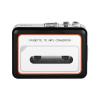 ciciglow Protable Cassette Player, Cassette to MP3 Converter with Dual Speaker, Earphone Jack, USB2.0 Port, Stereo Audio Tape to Digital Converter (Black) view 1