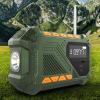 TIKATARER Emergency Radio, Solar Hand Crank Portable FM AM WB Weather Radio with Flashlight SOS Signal 4000mAh Power Bank for Indoor Outdoor Camping Hiking view 2