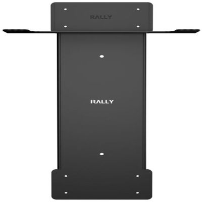 AVTEQ LRC-MOUNT-48 Logitech Rally Bar Camera Mount, Black Powder Coat Finish, Positions The Video Bar Above or Below a Display, Compatible with Avteq Display Mounts and AV Carts