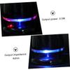 IWOWHERO Portable Plug in Speaker with USB Light and Anti-Interference, Mini Multimedia Loudspeaker with Deep Bass for Laptop and Desktop, Black Blue, Dc 5V Compatible view 3