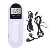 Dpofirs Portable FM Radio with LCD Display | Compact & Lightweight, DSP Chip for Clear Reception, 3.5mm Headphone Jack, 30 Station Memory, Easy to Use for Seniors (White) view 1