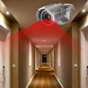 KunEchevyr Solar Power Dummy Fake Security Camera, Shape LED Simulation Monitor, Realistic Fake Camera with Rotatable Design, Flashing Red Light for Outdoor Use in Superma view 3