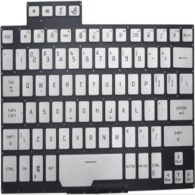 100% New Nuevo Replacement Keyboard for Asus ROG Zephyrus G14 GA401 GA401U GA401IV GA401M GA401QH GA401QM Backlit USsilver-Plated
