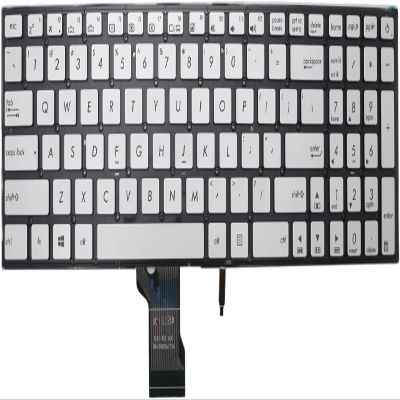 100% New Replacement Keyboard for Asus ZenBook Pro UX501 UX501J UX501JW UX501V UX501VW N541 Q501 Q501L Q501LA Q501LA-BBI5T03 N541L N541LA G501J G501JW G501JW 501VW.Backlit US Silver